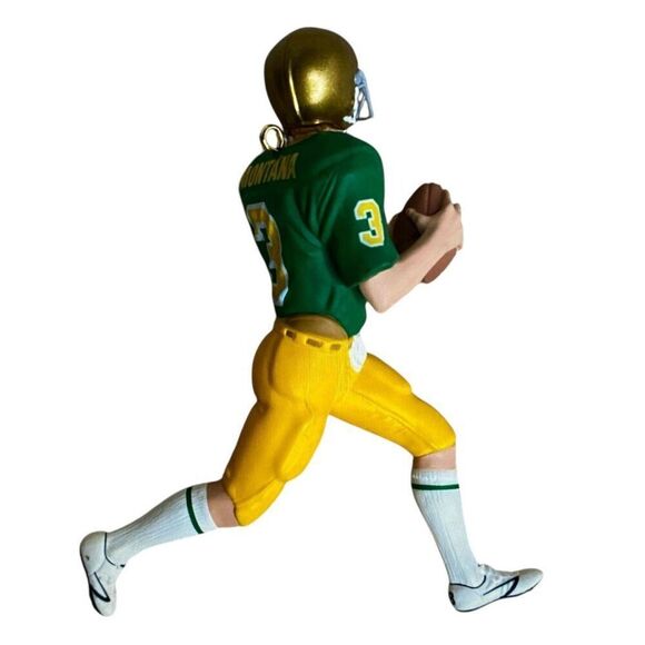Joe Montana Notre Dame Hallmark Keepsake Ornament Football 1998 - Picture 4 of 5